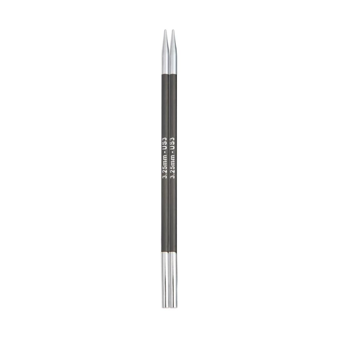 KnitPro Karbonz Interchangeable Circular Knitting Needles (13cm) (3.25mm)