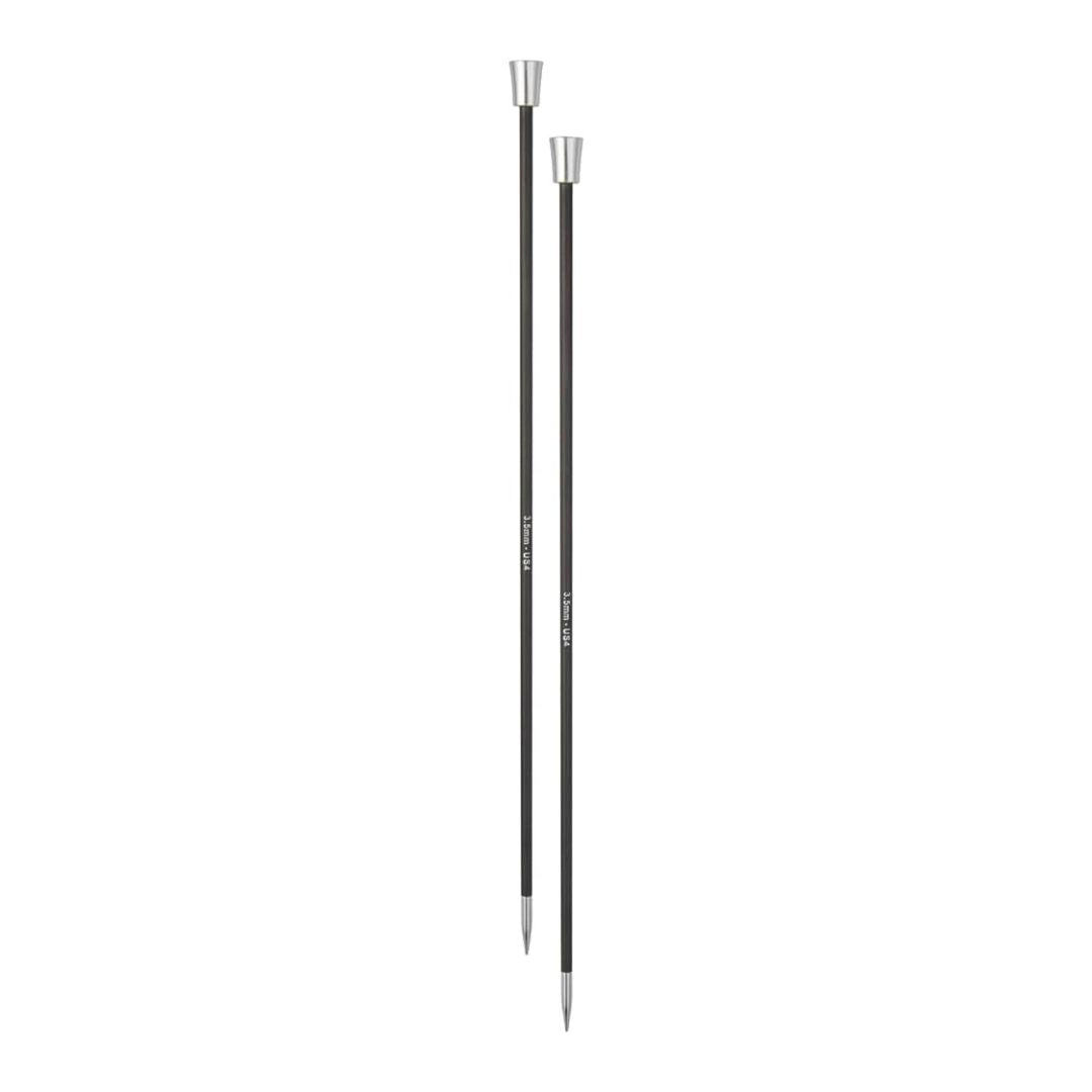 KnitPro Karbonz Single Point Knitting Needles (3.5mm)
