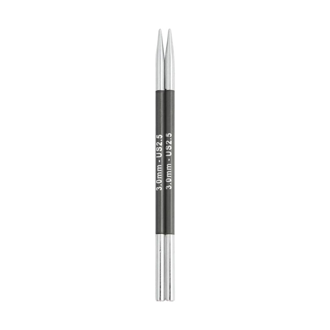 KnitPro Karbonz Interchangeable Circular Knitting Needles (13cm) (3mm)