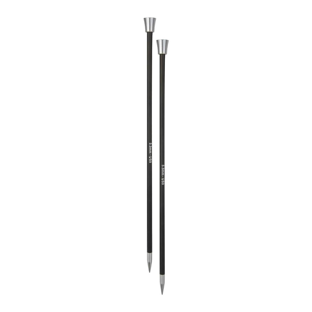 KnitPro Karbonz Single Point Knitting Needles (5.5mm)