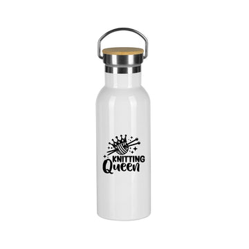 Handmayk Stainless Steel Vacuum Insulated Bottle (Knitting Queen)