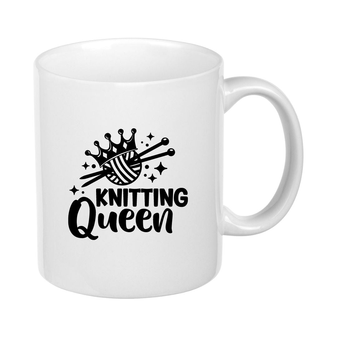 Handmayk Ceramic Mug (Knitting Queen)