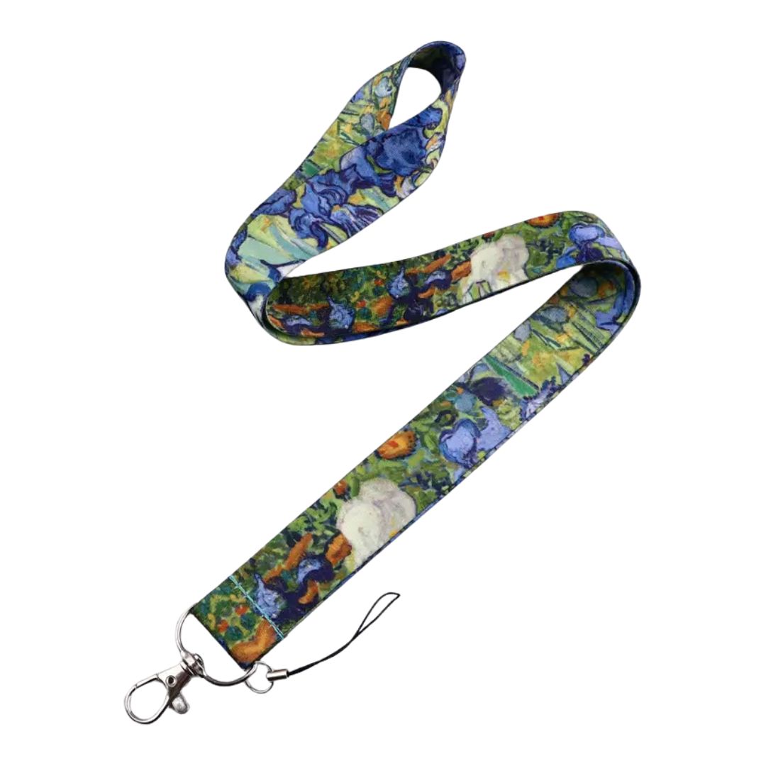 Handmayk Art Lanyard (Irises)