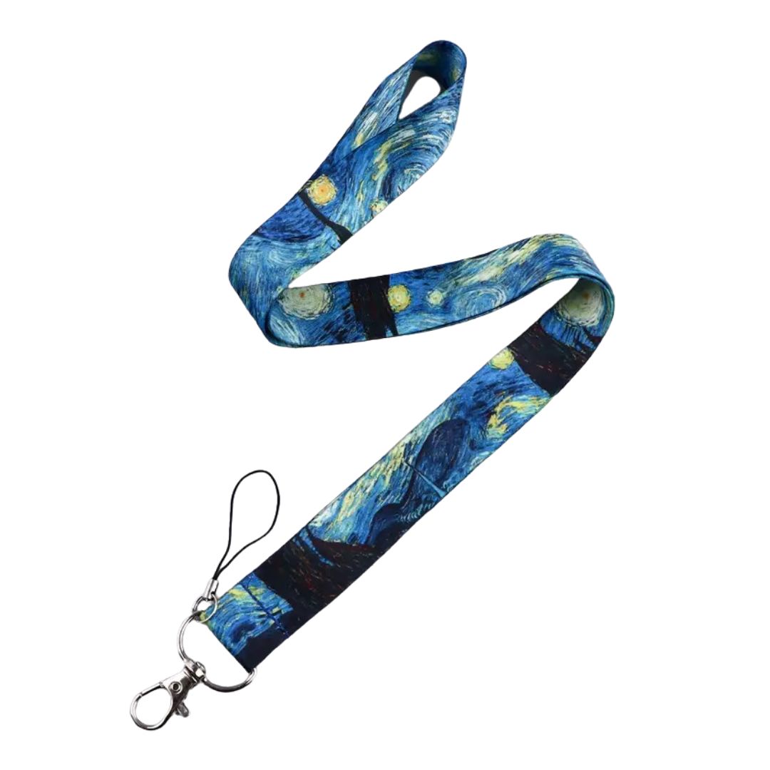 Handmayk Art Lanyard (The Starry Night)