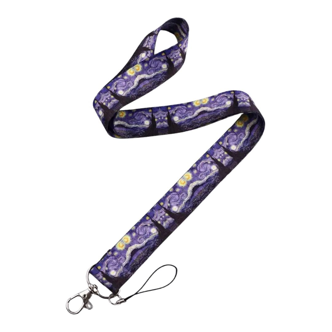 Handmayk Art Lanyard (The Starry Night)