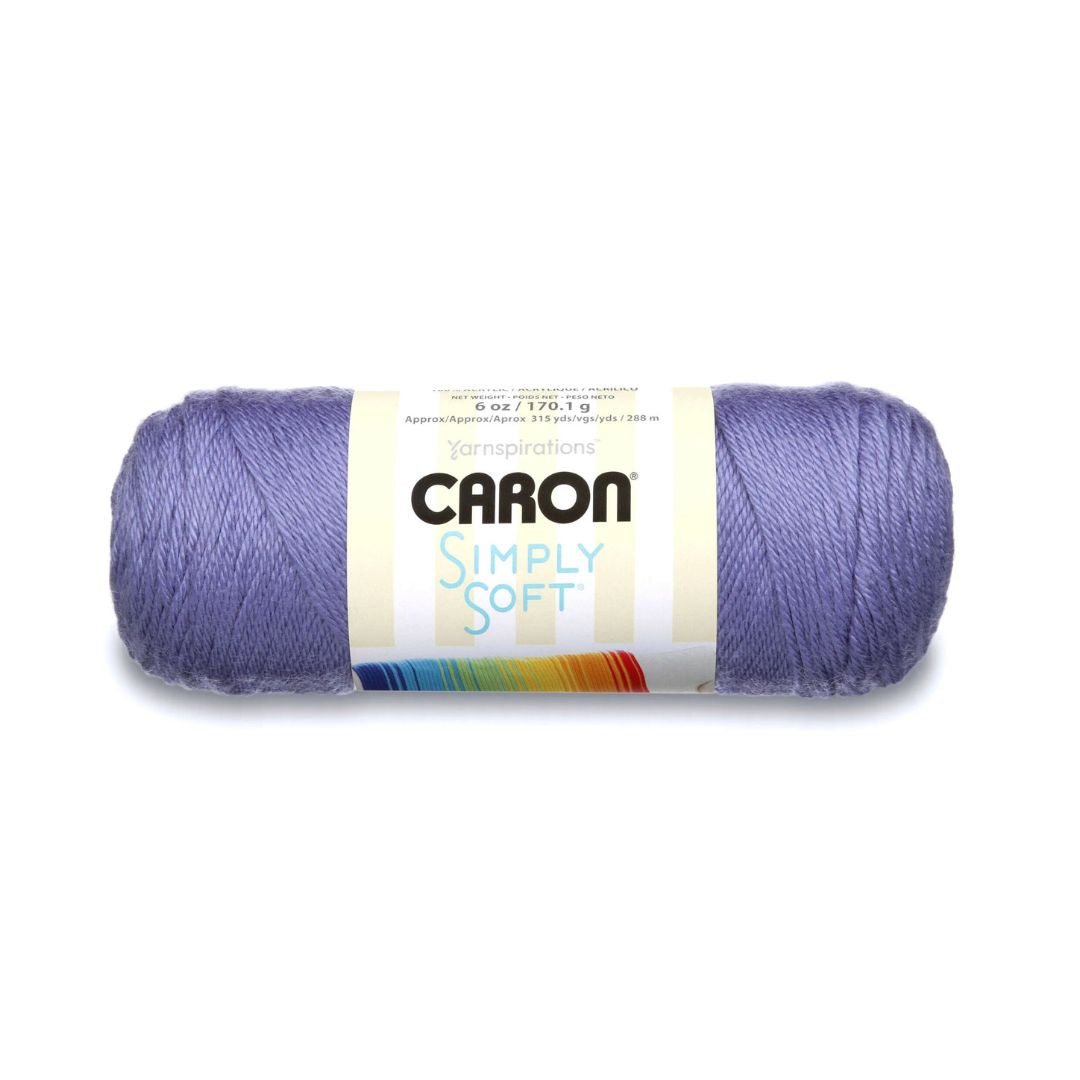 Caron Simply Soft Yarn (Lavender Blue)