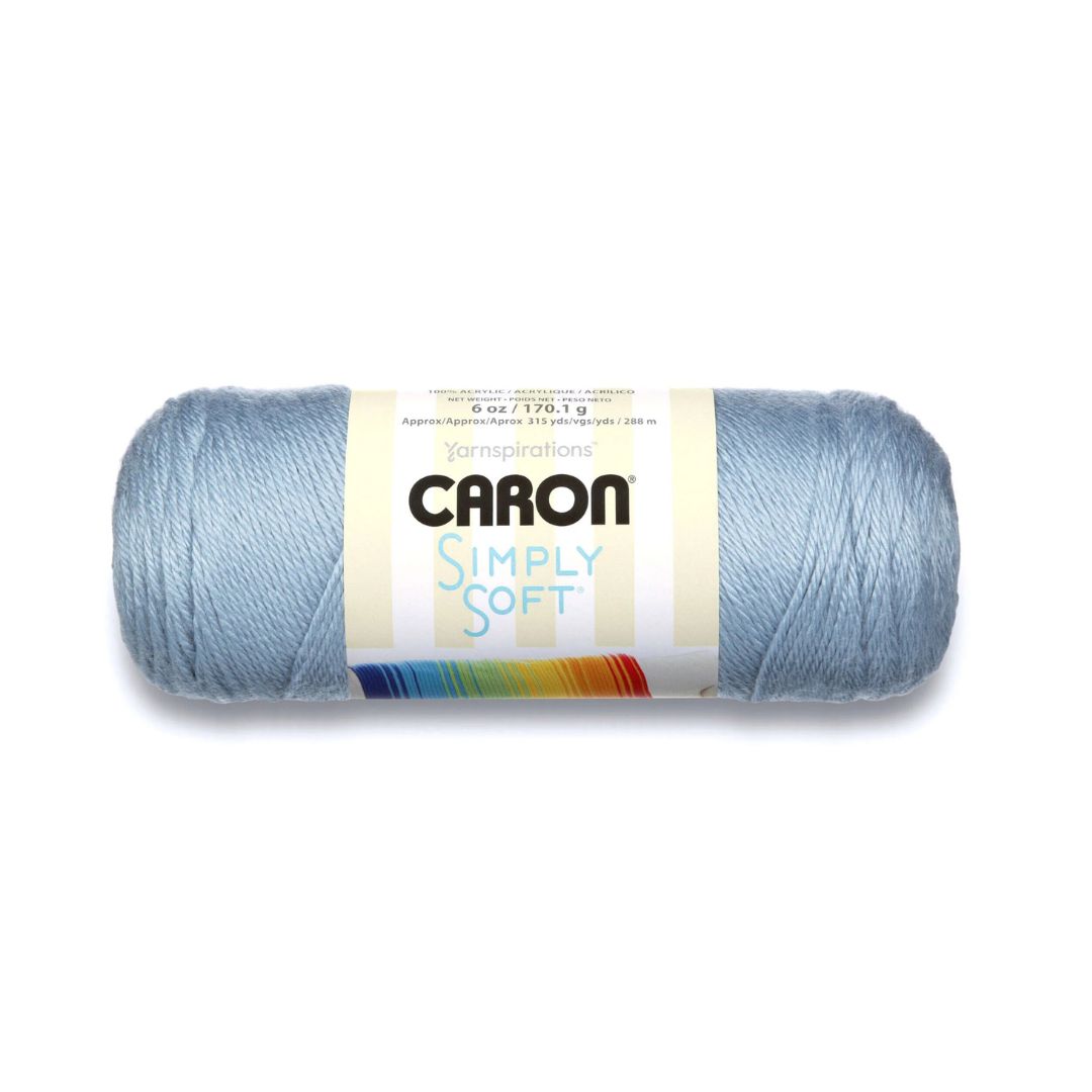 Caron Simply Soft Yarn (Light Country Blue)