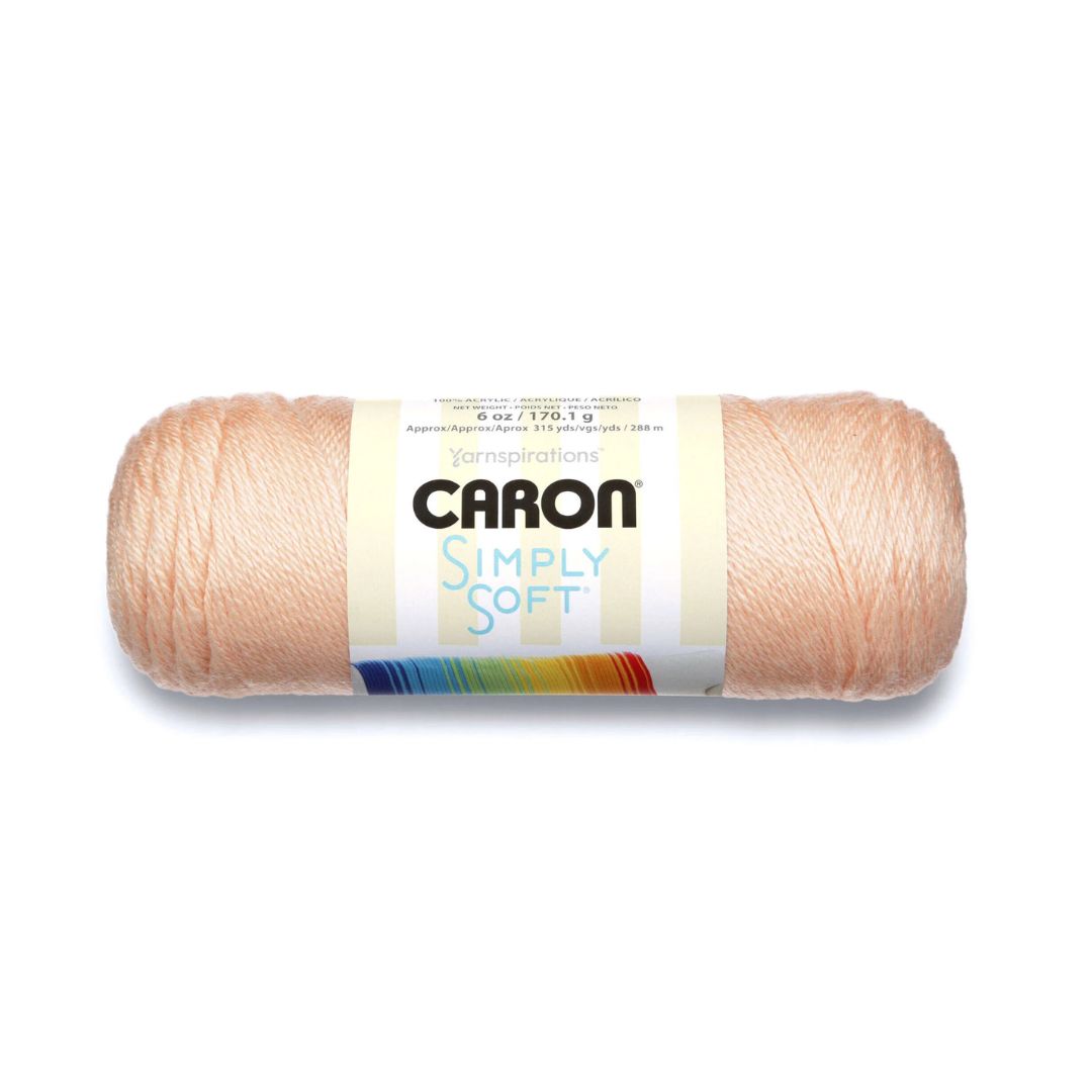 Caron Simply Soft Yarn (Light Country Peach)