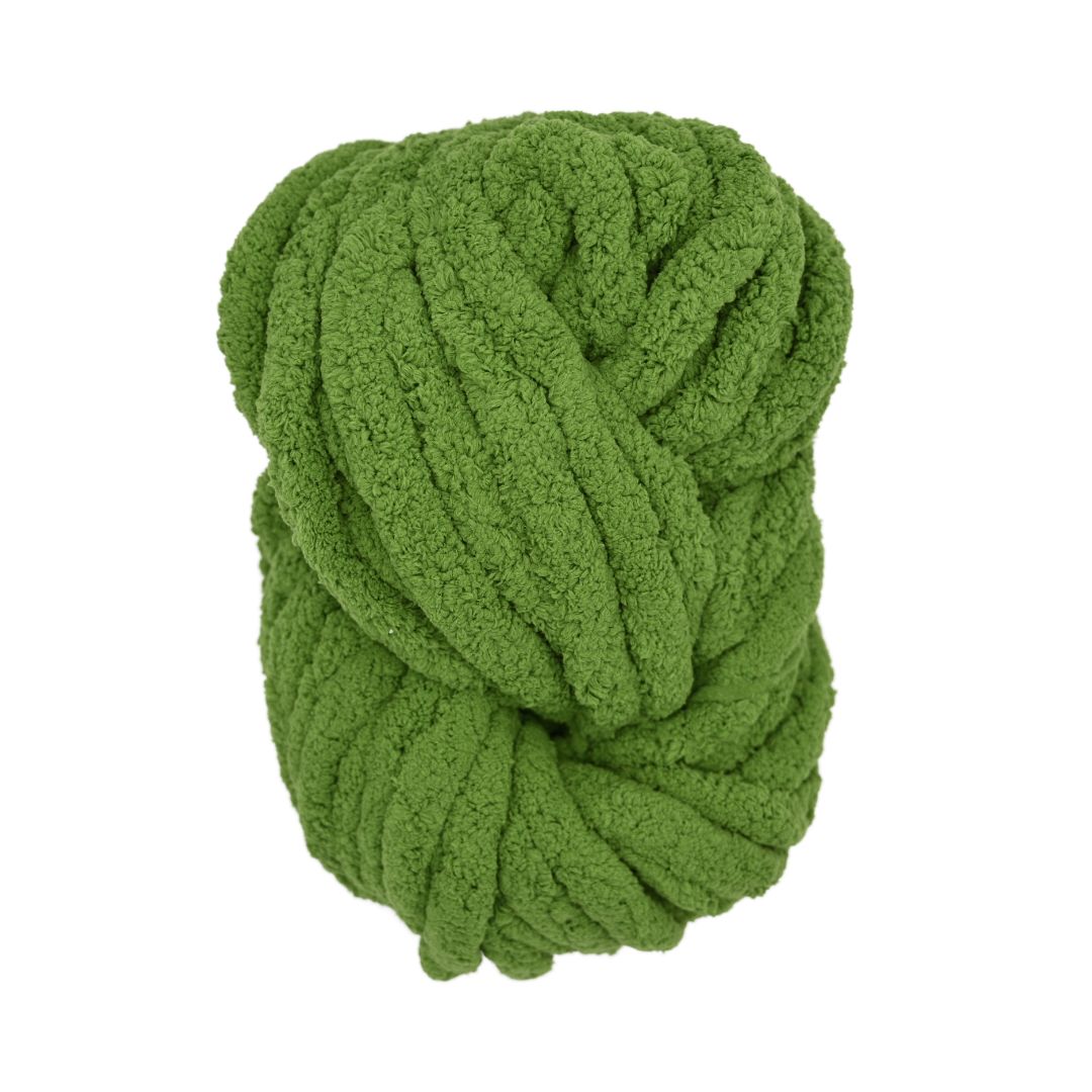 Handmayk Mega Chunky Chenille Yarn (250g) (Light Green)