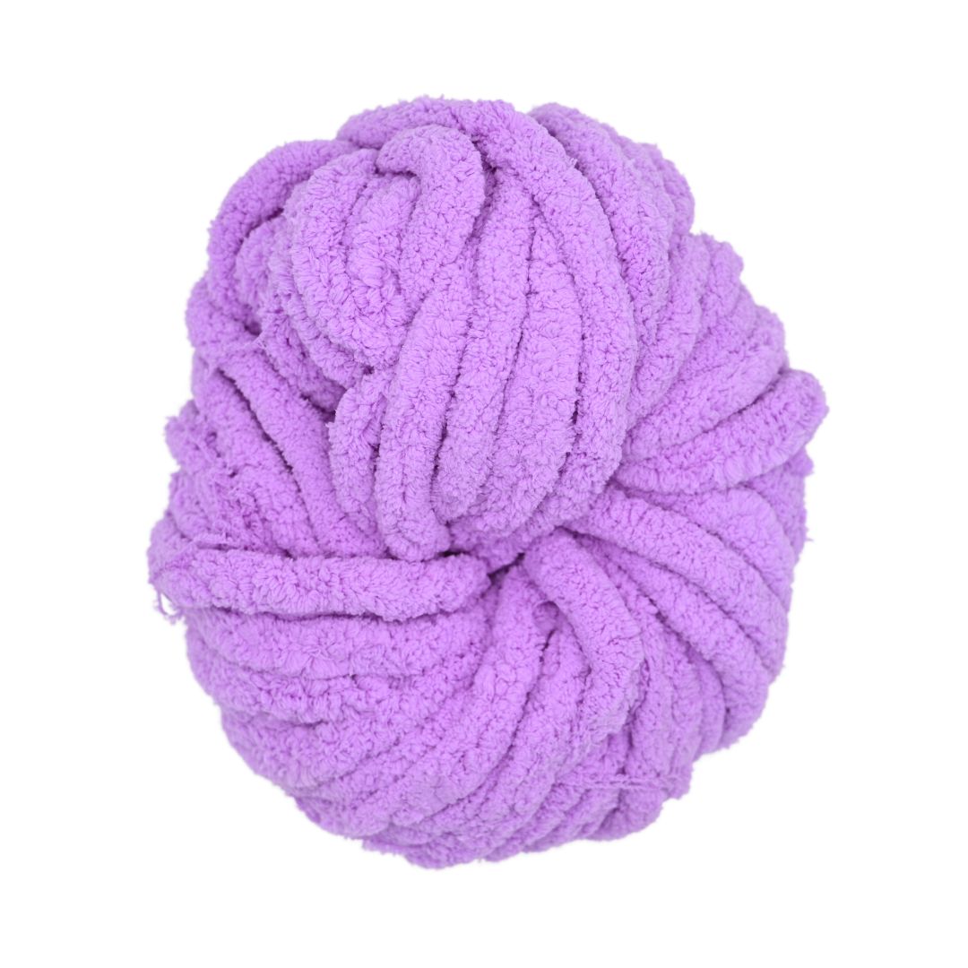 Handmayk Mega Chunky Chenille Yarn (250g) (Light Purple)