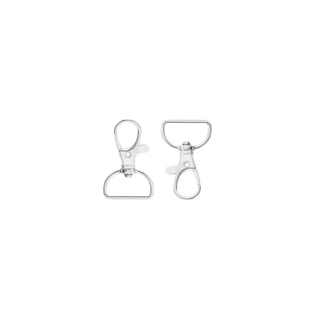 Wone Hook (Lobster) (Pack of 2) (Silver)