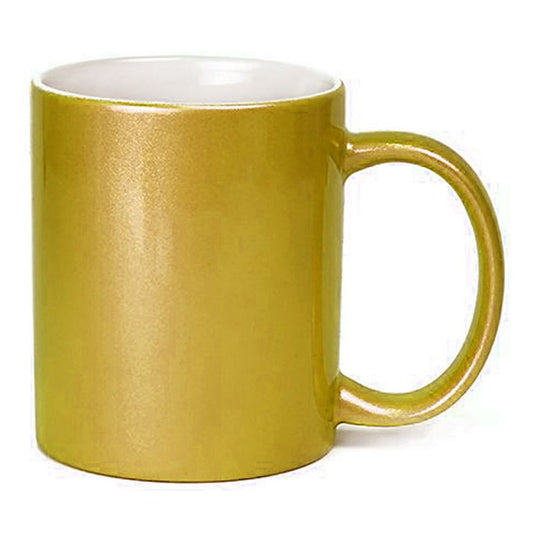 Handmayk Sublimation Ceramic Mug (Glitter Gold)