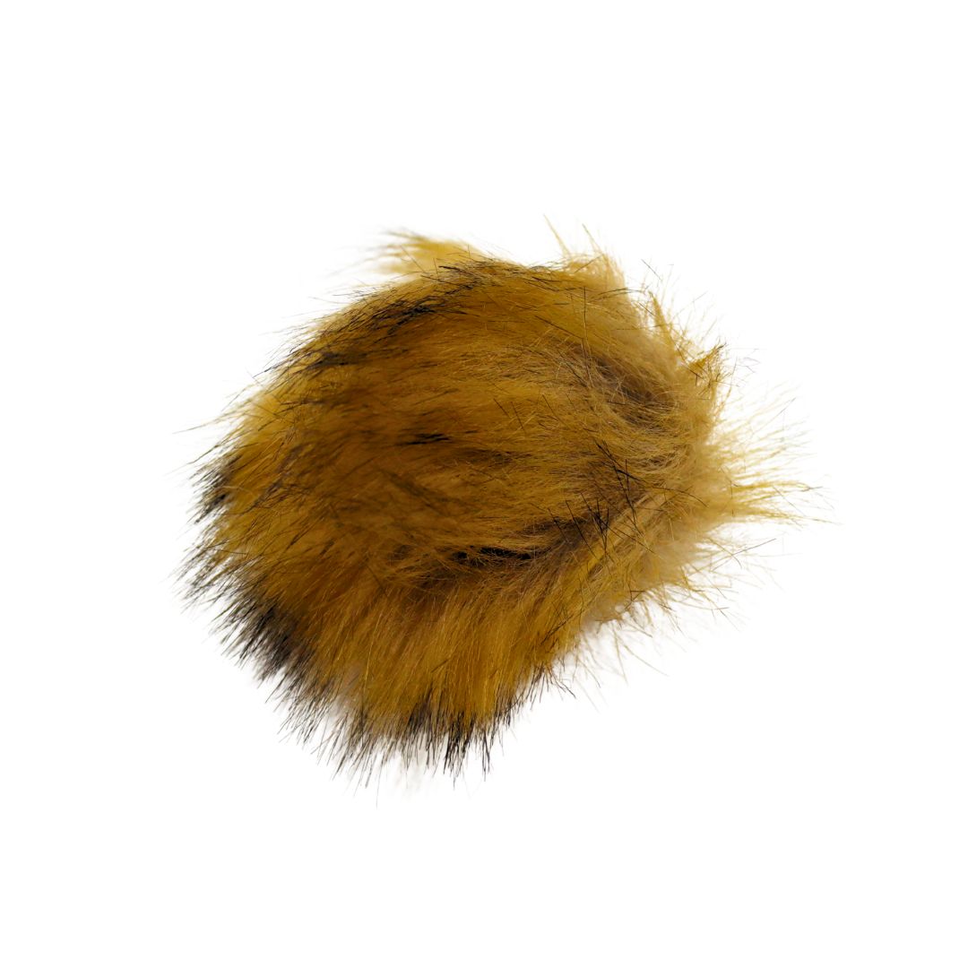 Handmayk Faux Fur Pompom (Medium Brown)