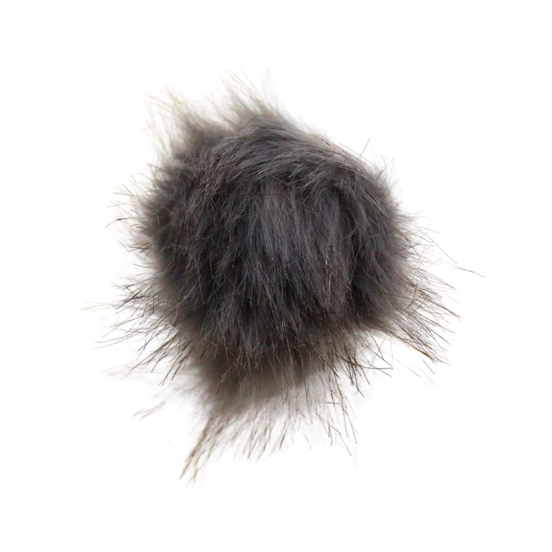 Handmayk Faux Fur Pompom (Medium Grey)