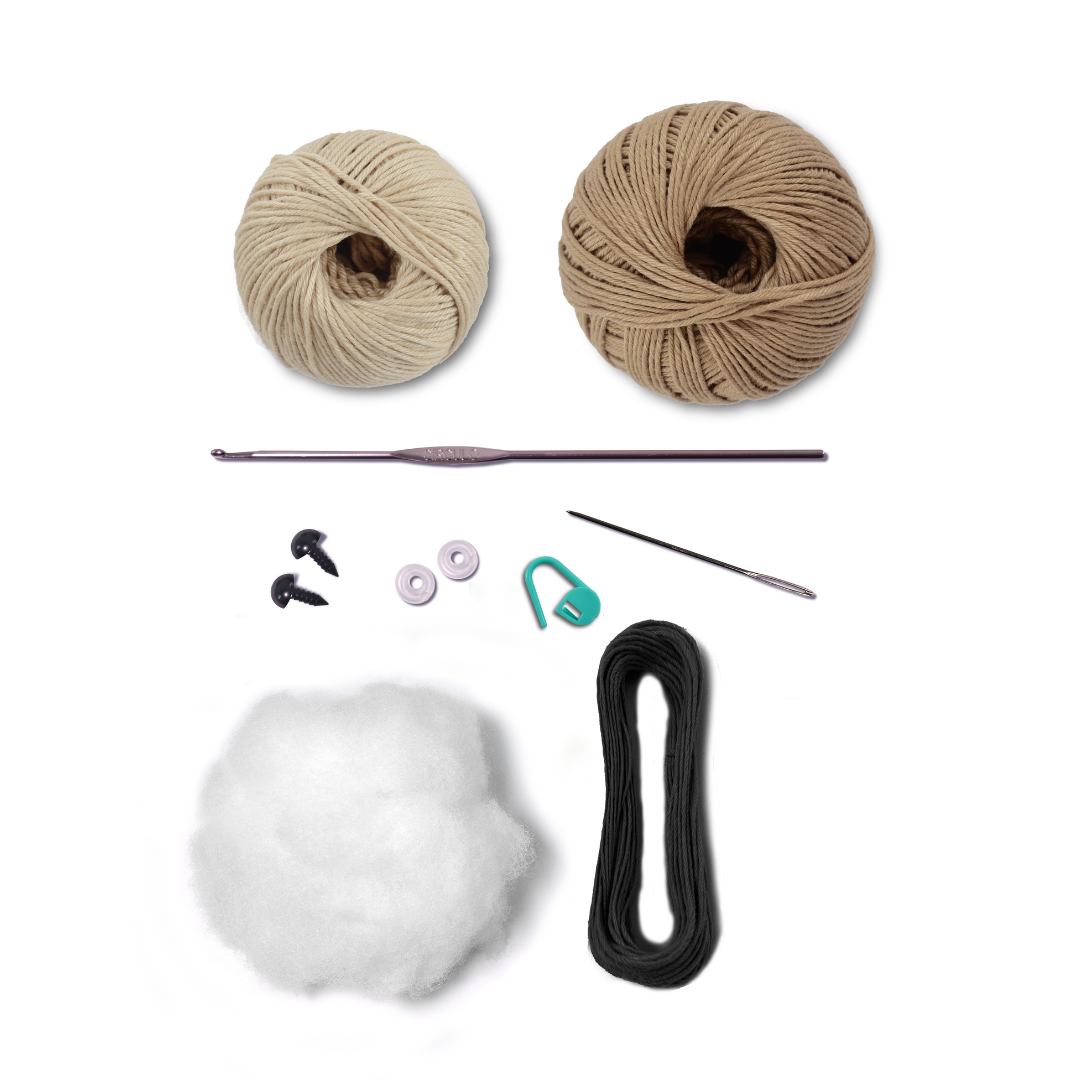 Circulo Amigurumi Kit - Safari Animals Baby Collection (Monkey)