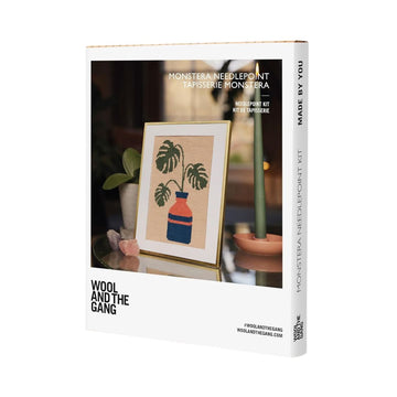 Wool and the Gang Tapestry Kit - Needlepoint (Monstera)