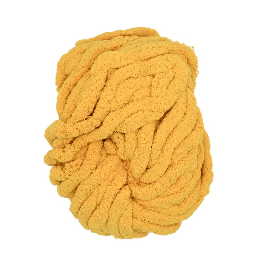 Handmayk Mega Chunky Chenille Yarn (250g) (Mustard)