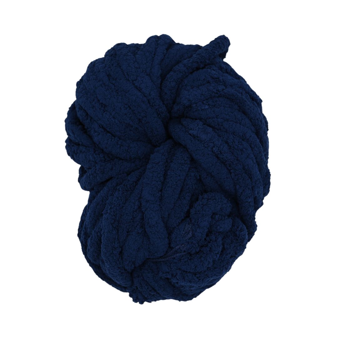 Handmayk Mega Chunky Chenille Yarn (250g) (Navy Blue)