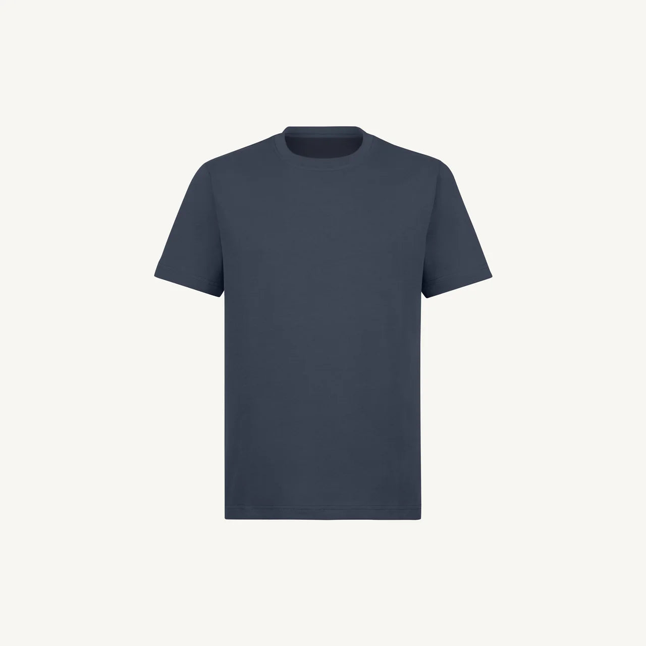 Handmayk Luxury Regular Fit with Crew Neck T-Shirt for Adults (Navy Blue)