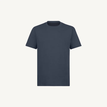 Handmayk Luxury Regular Fit with Crew Neck T-Shirt for Adults (Navy Blue)