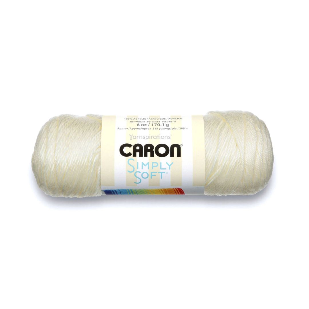 Caron Simply Soft Yarn (Off White)