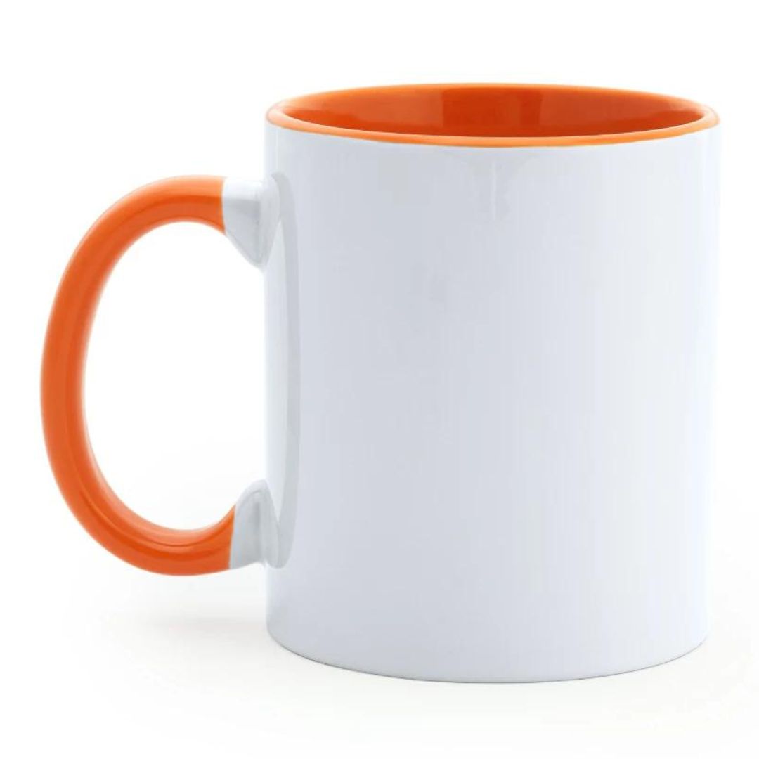 Handmayk Sublimation Ceramic Mug (Orange)