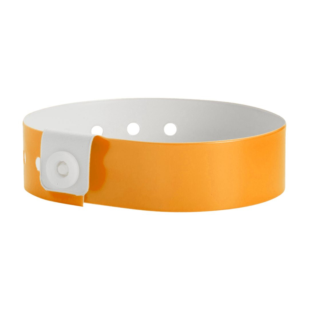 Handmayk Vinyl L-Shaped Wristband (Orange)