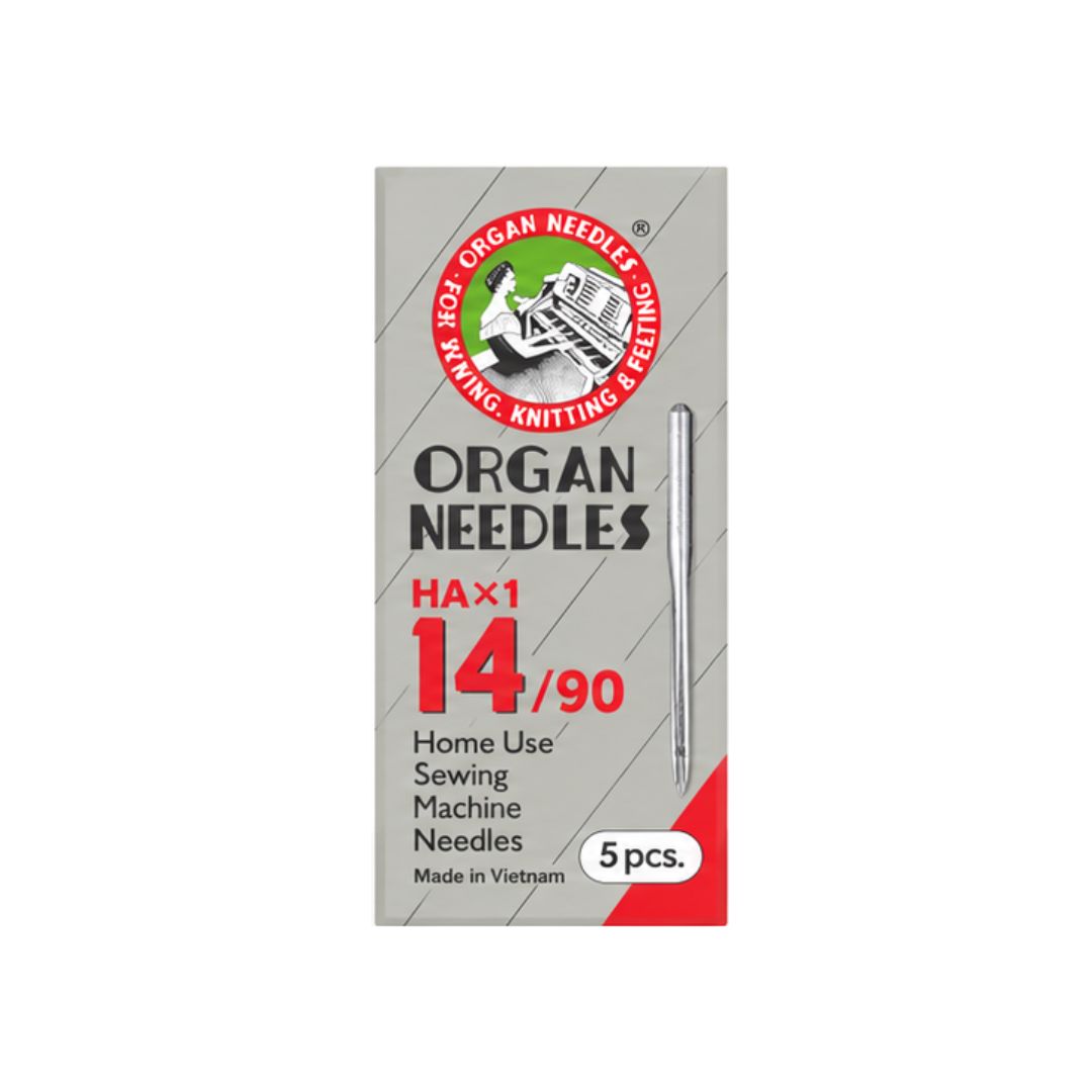 Organ HAx1 Home Sewing Machine Needles (Pack of 5) (14/90)