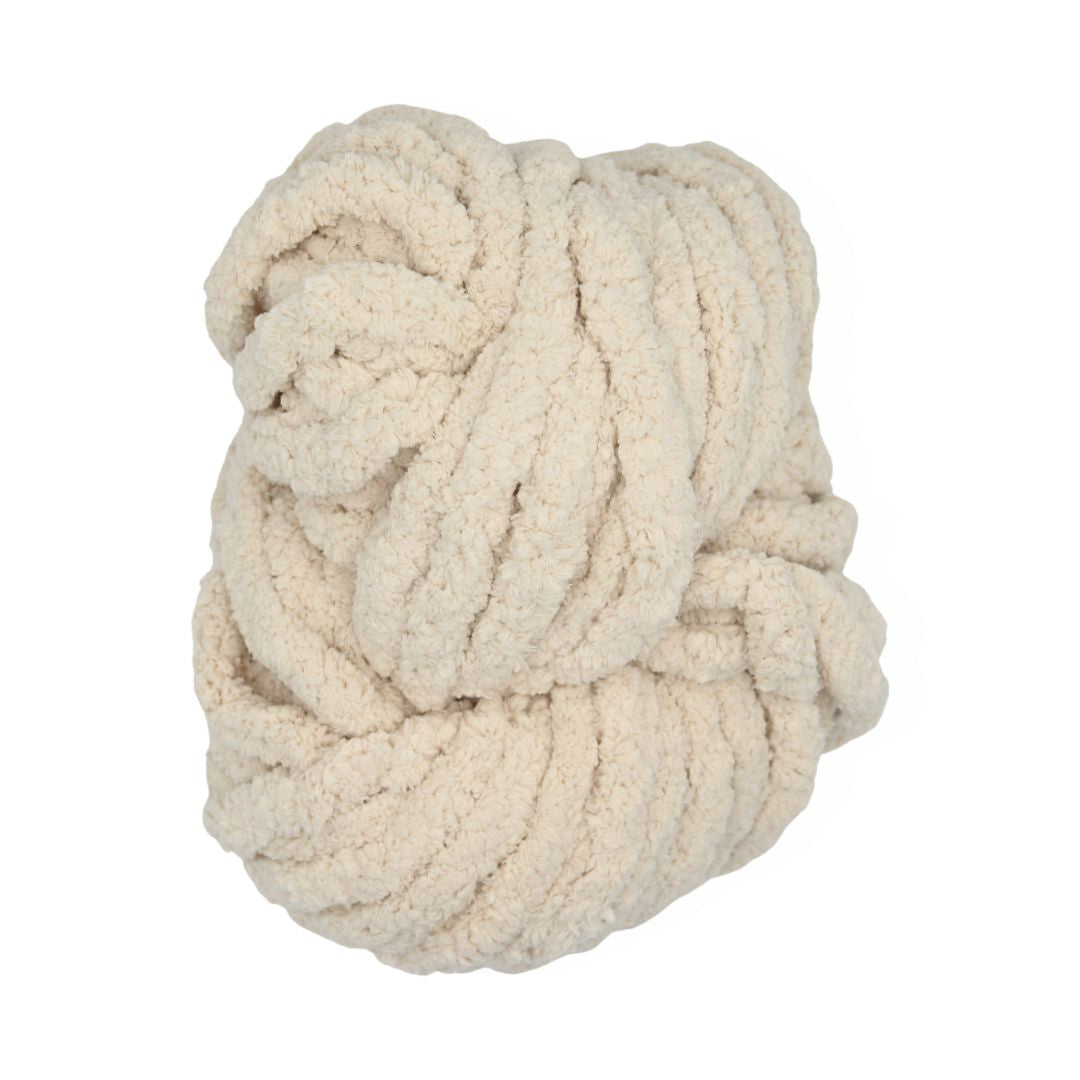 Handmayk Mega Chunky Chenille Yarn (Pale Brown)