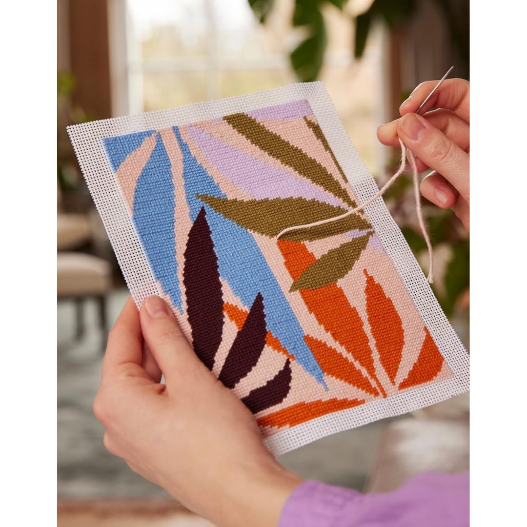 Wool and the Gang Tapestry Kit - Needlepoint (Palms)