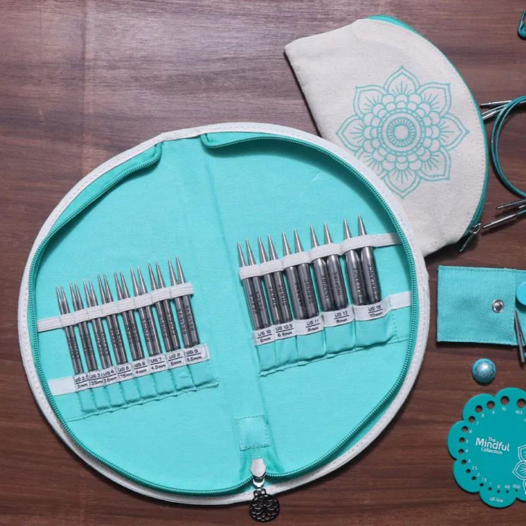 KnitPro The Mindful Collection Passion Special Interchangeable Circular Knitting Needles Set (10cm)