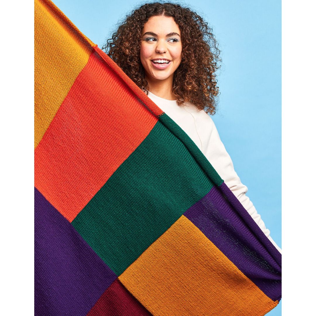 Sirdar Knitting Kit - Kith & Kin (Patchwork Blanket)