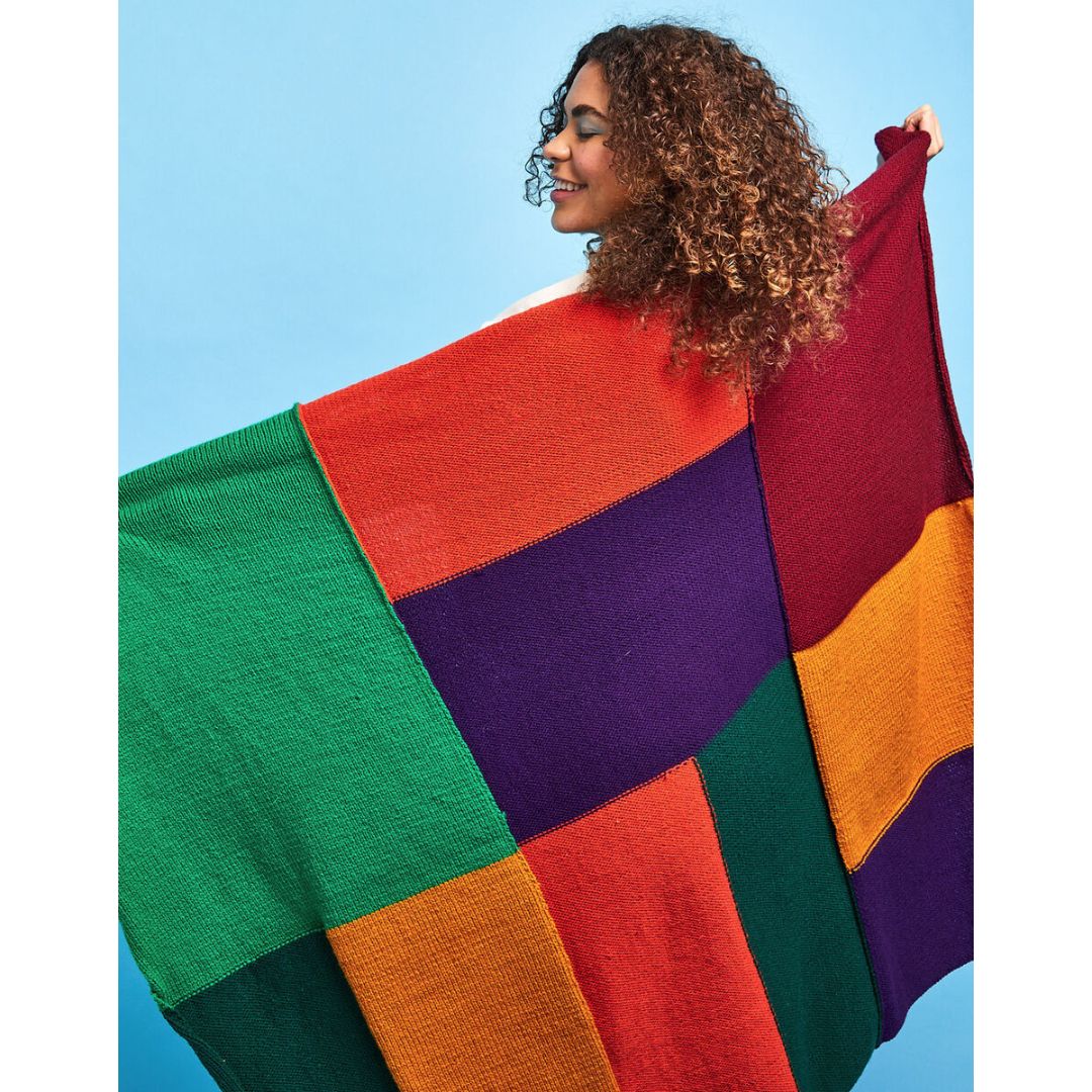Sirdar Knitting Kit - Kith & Kin (Patchwork Blanket)