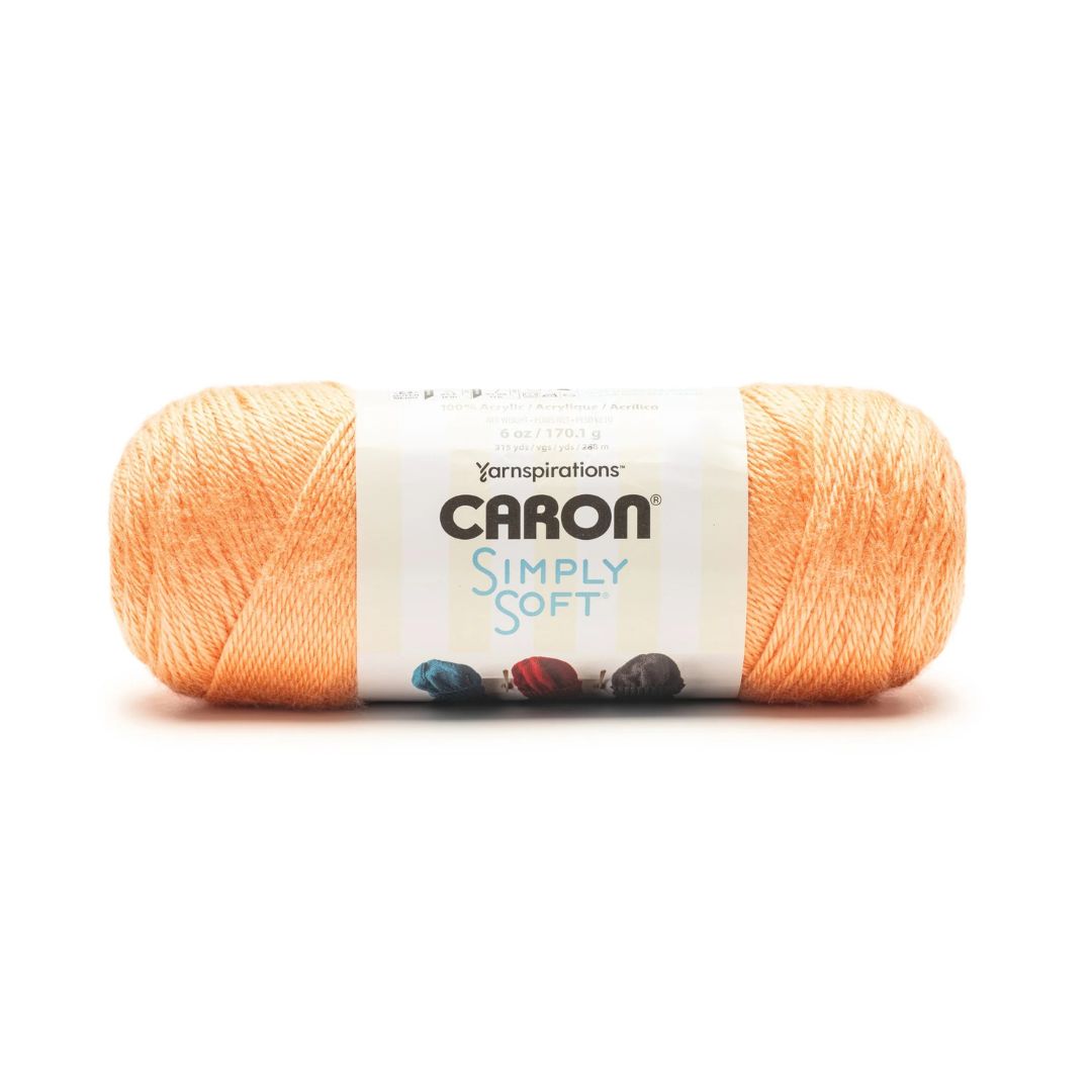 Caron Simply Soft Yarn (Peach)