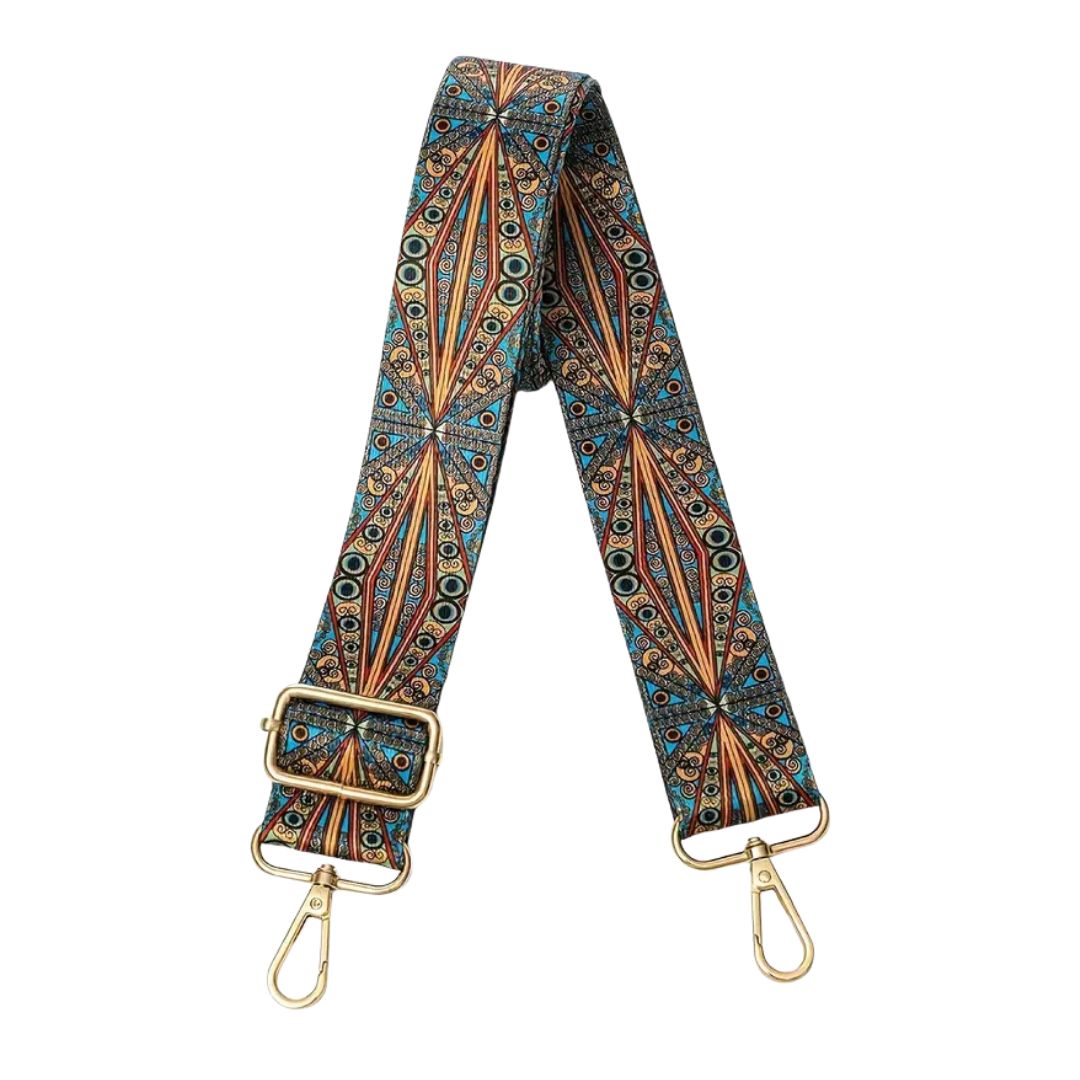Handmayk Fabric Bag Strap (Peacock)