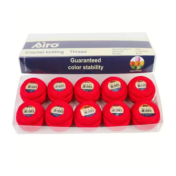 Airo Polyester Embroidery Thread Colour Pack (Pack of 10)