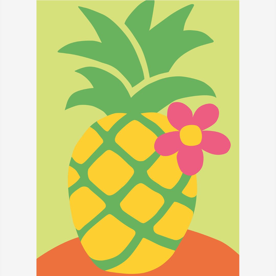 DMC Tapestry Kit - Kids Craft (Pineapple)