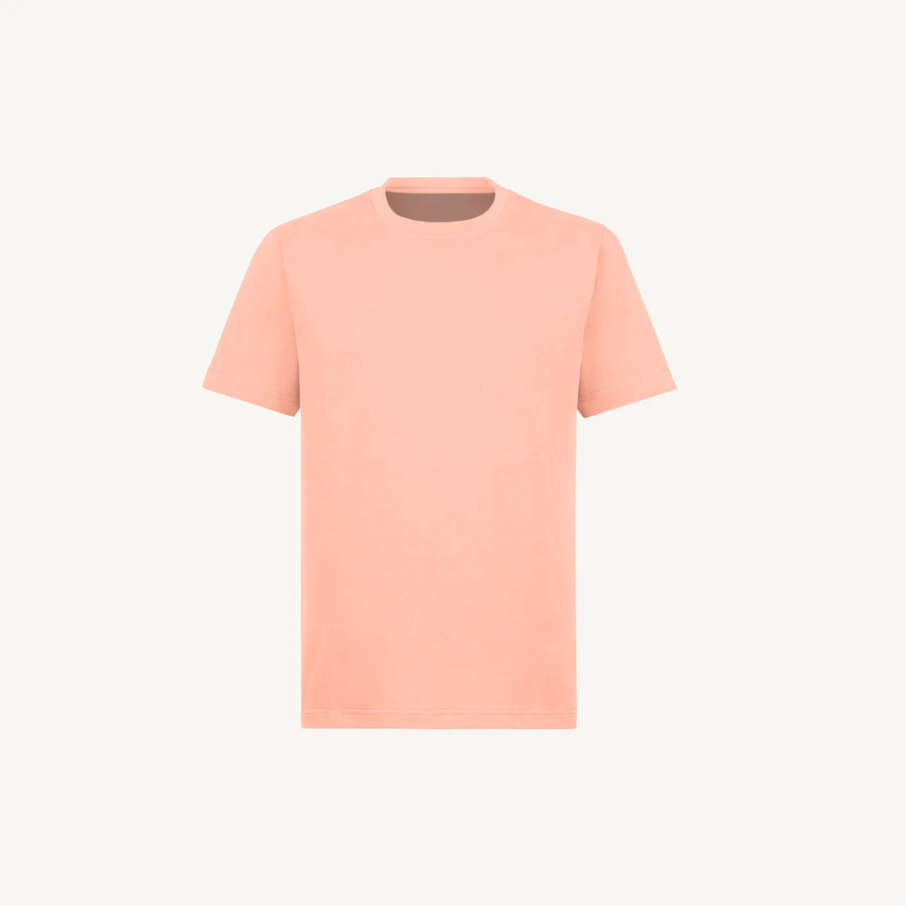 Handmayk Luxury Regular Fit with Crew Neck T-Shirt for Adults (Pink Clay)