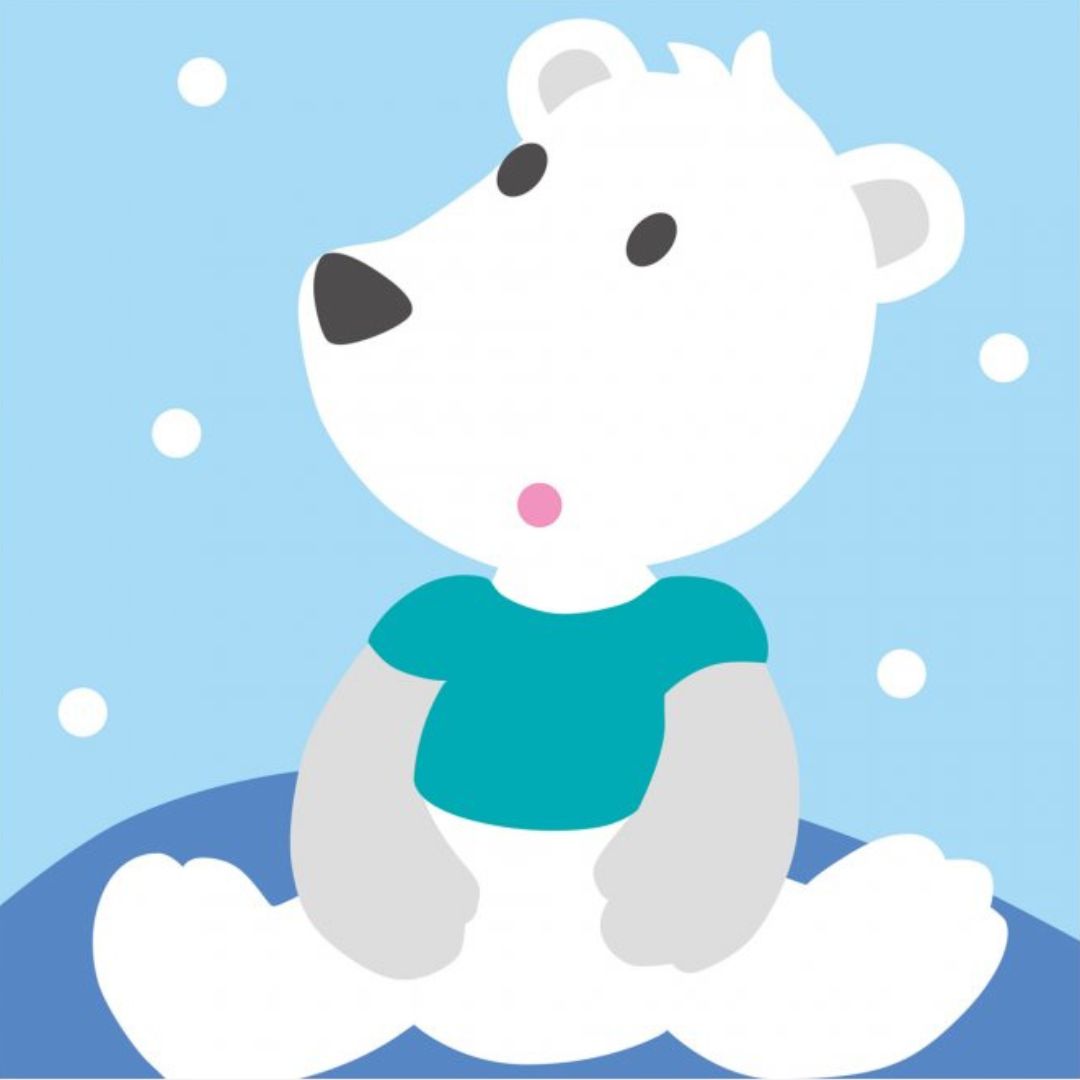 DMC Tapestry Kit - Kids Craft (Polar Bear)