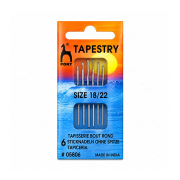 Pony Tapestry Silver-Eye Needles (18/22)