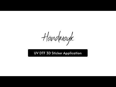 UV DTF 3D Sticker Application (English)