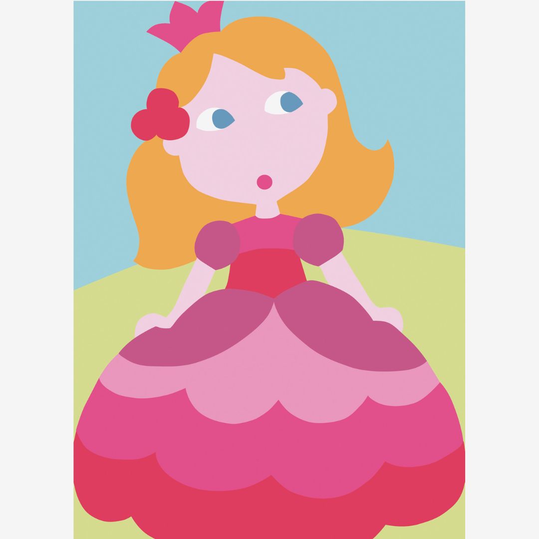 DMC Tapestry Kit - Kids Craft (Princess Liloo)