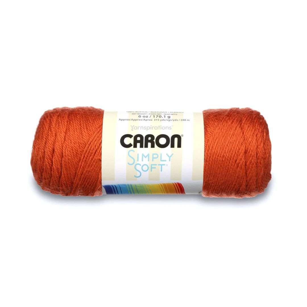 Caron Simply Soft Yarn (Pumpkin)
