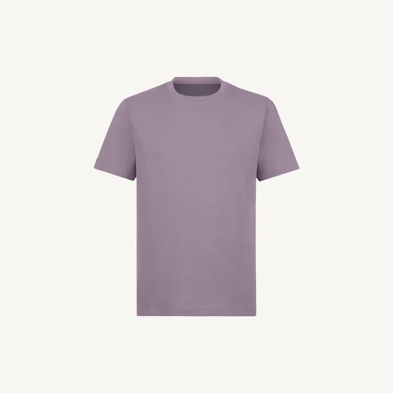 Handmayk Luxury Regular Fit with Crew Neck T-Shirt for Adults (Purple)