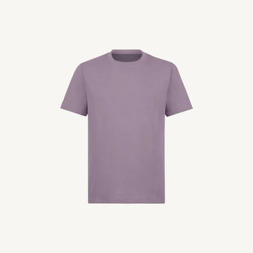 Handmayk Luxury Regular Fit with Crew Neck T-Shirt for Adults (Purple)