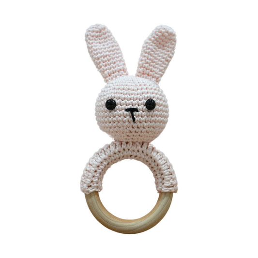 Handmayk Crocheted Bunny Rattle Toy