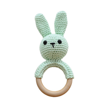 Handmayk Crocheted Bunny Rattle Toy