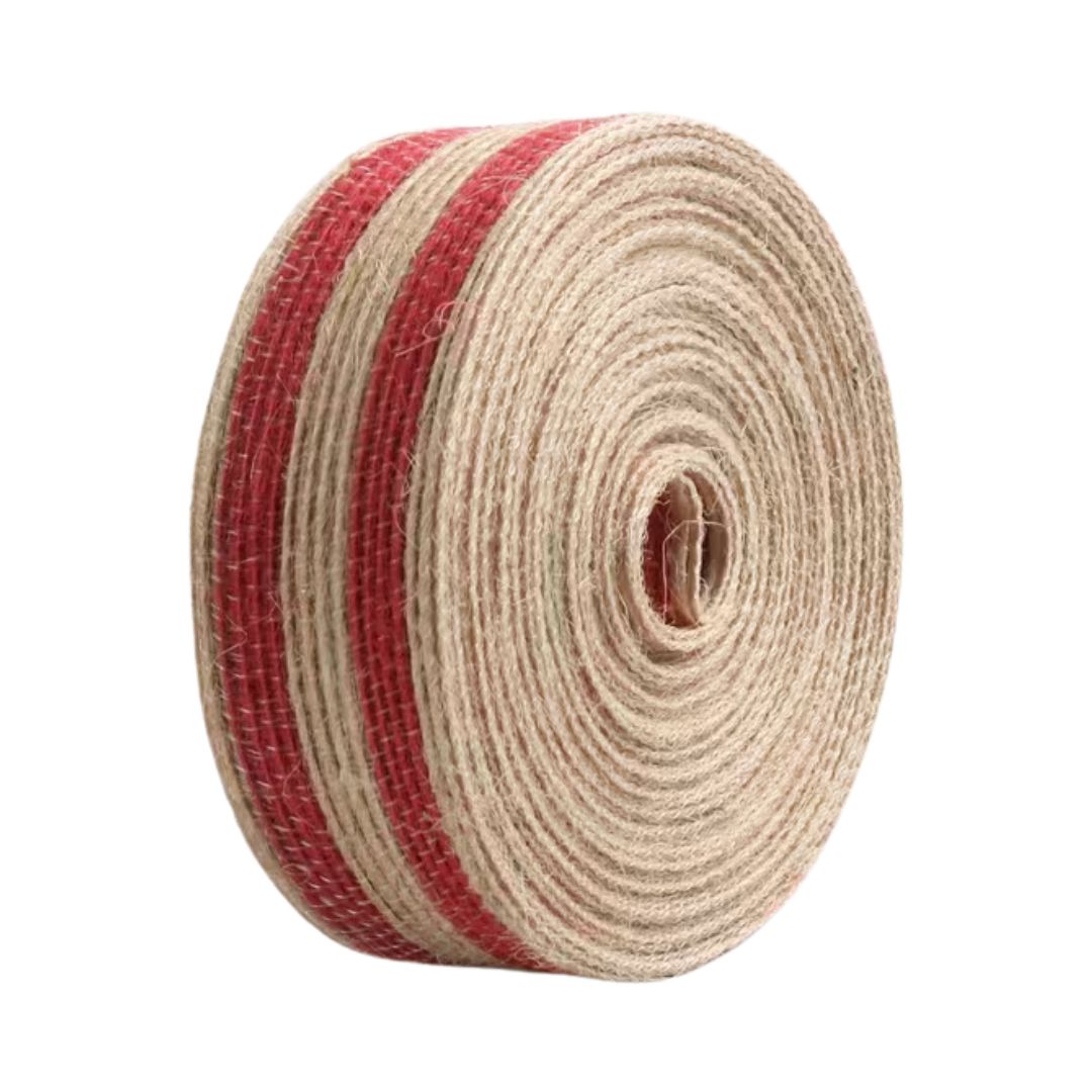 Handmayk Jute Ribbon (Red)
