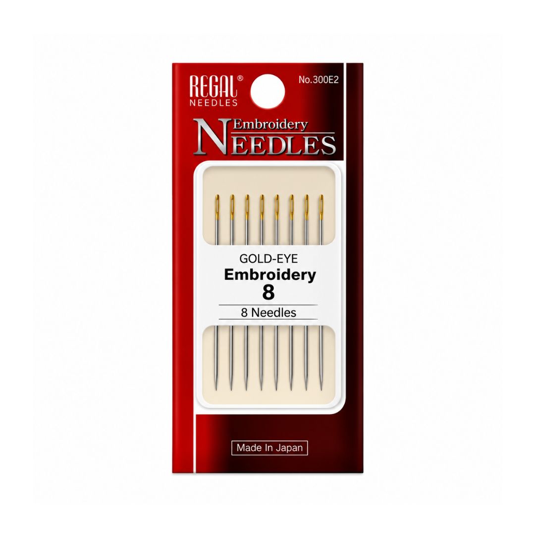 Regal Embroidery Gold-Eye Needles (8)
