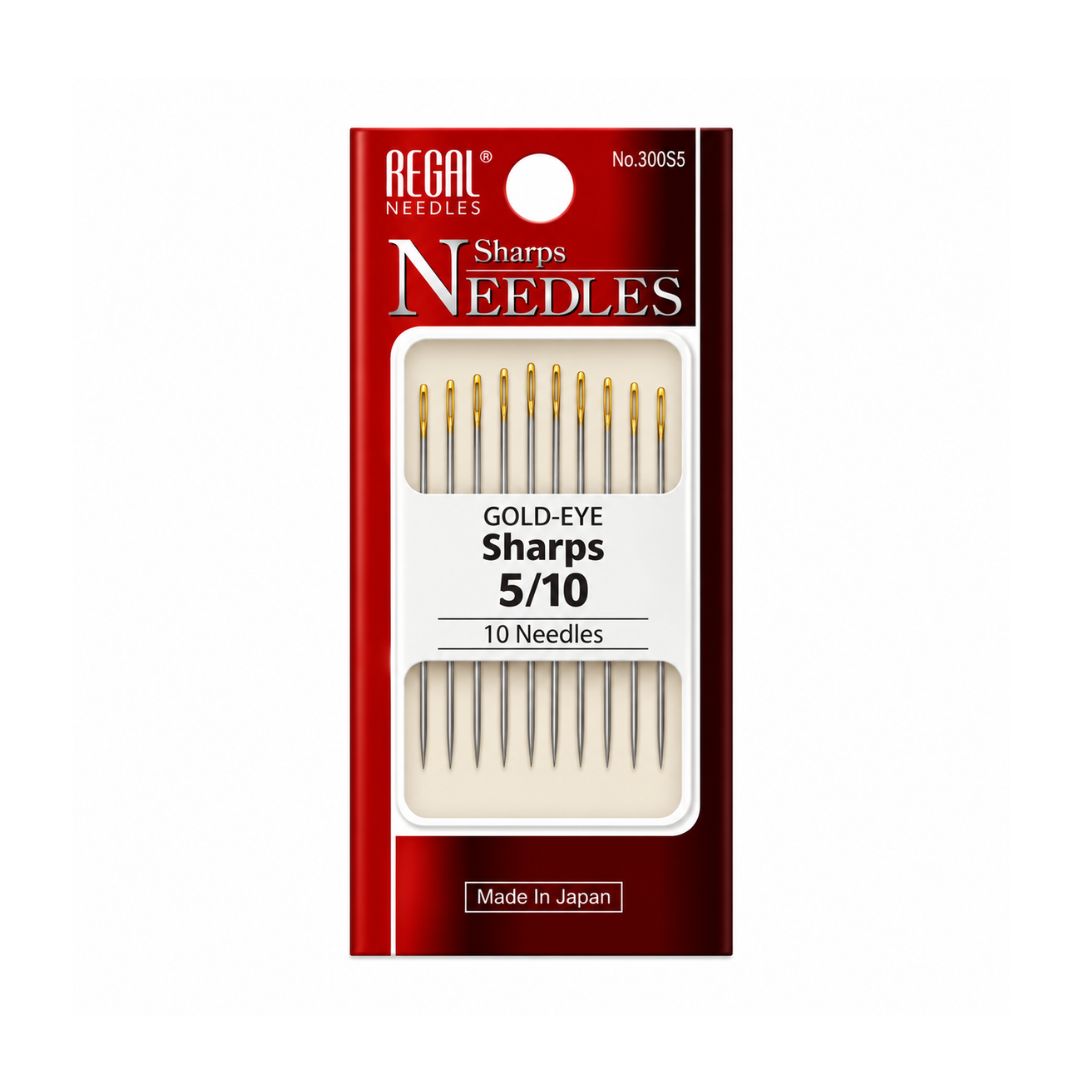 Regal Sharps Gold-Eye Needles (5/10)